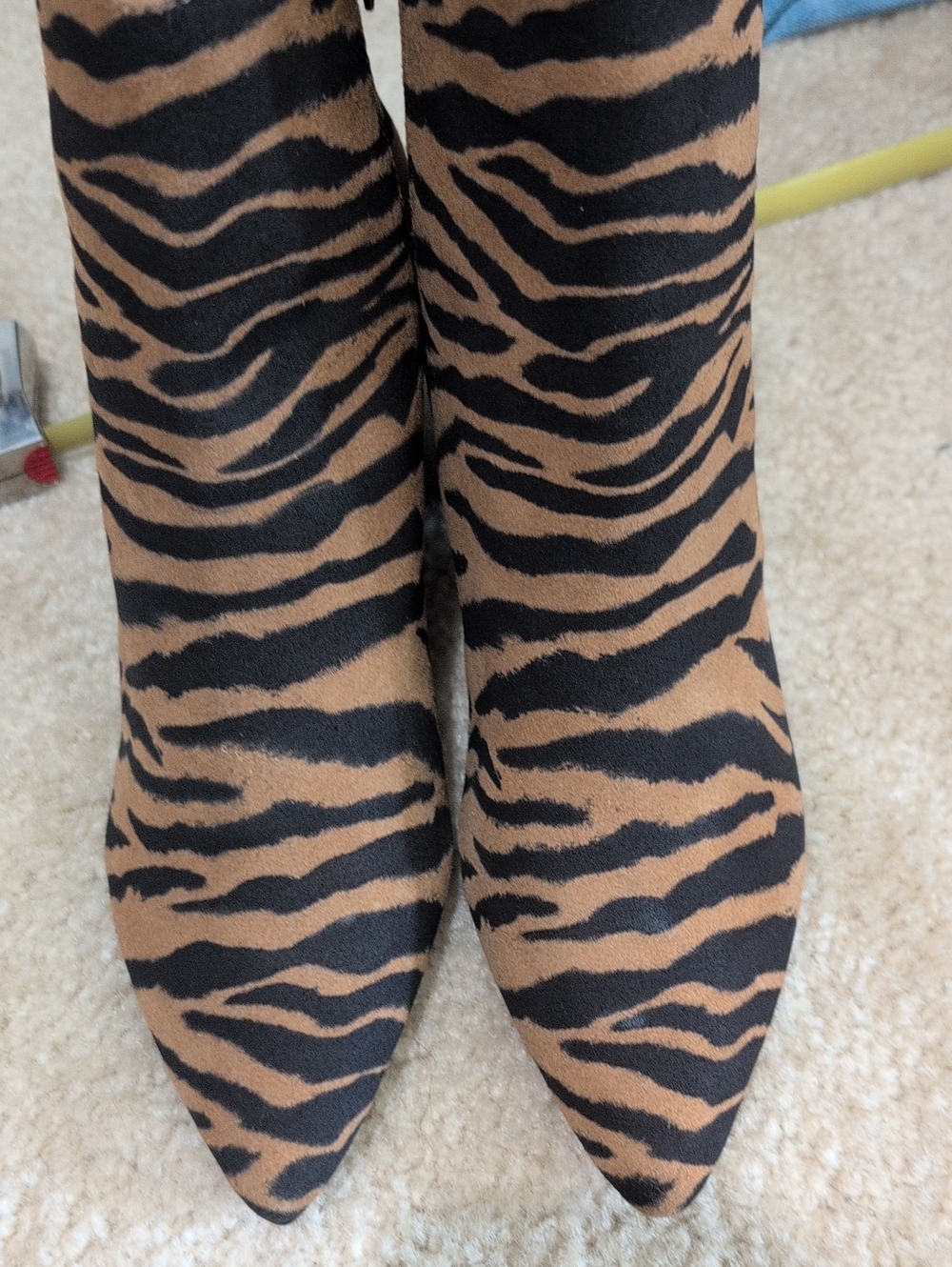 NWT Marc Fischer Animal Print Leather Upper Boots
